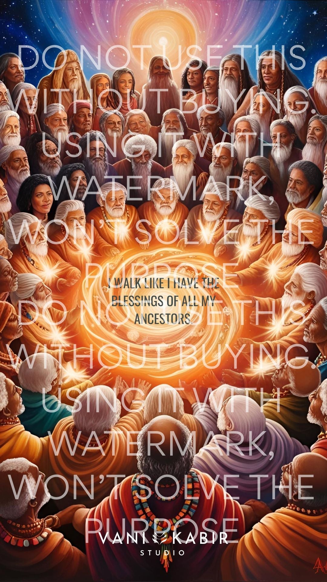 Ancestor's Blessing Mobile Wallpaper