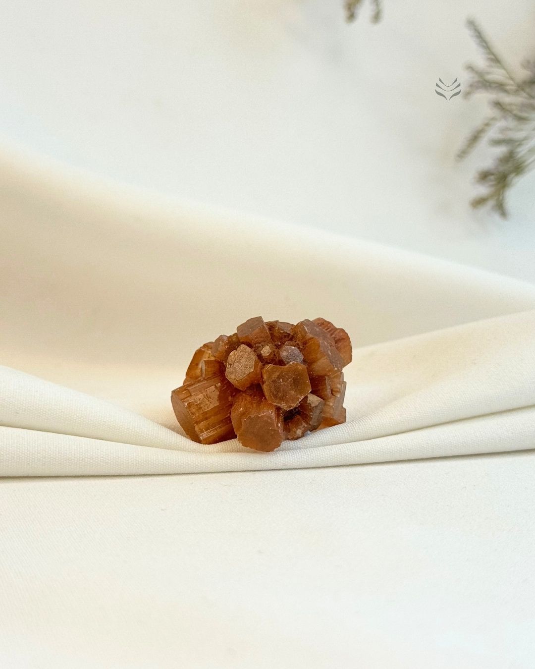 Red Comet Aragonite Cluster