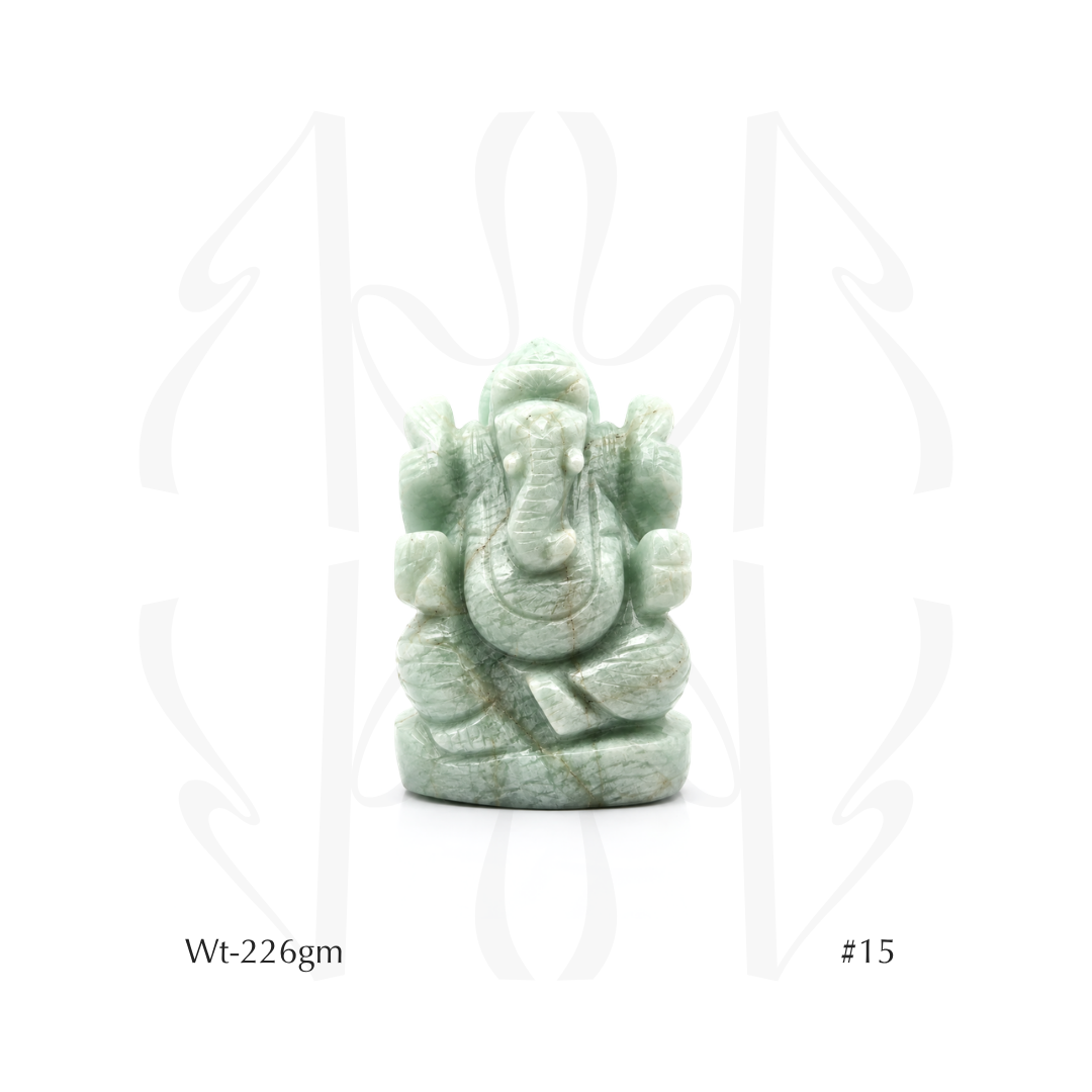 Amazonite Ganesha Idol