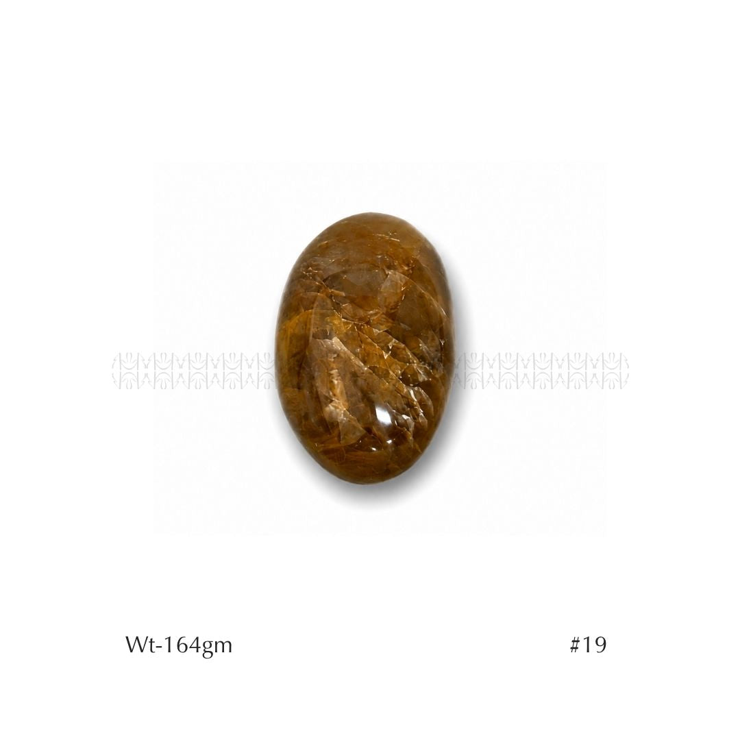 Miracle Creator Golden Healer Palm Stone