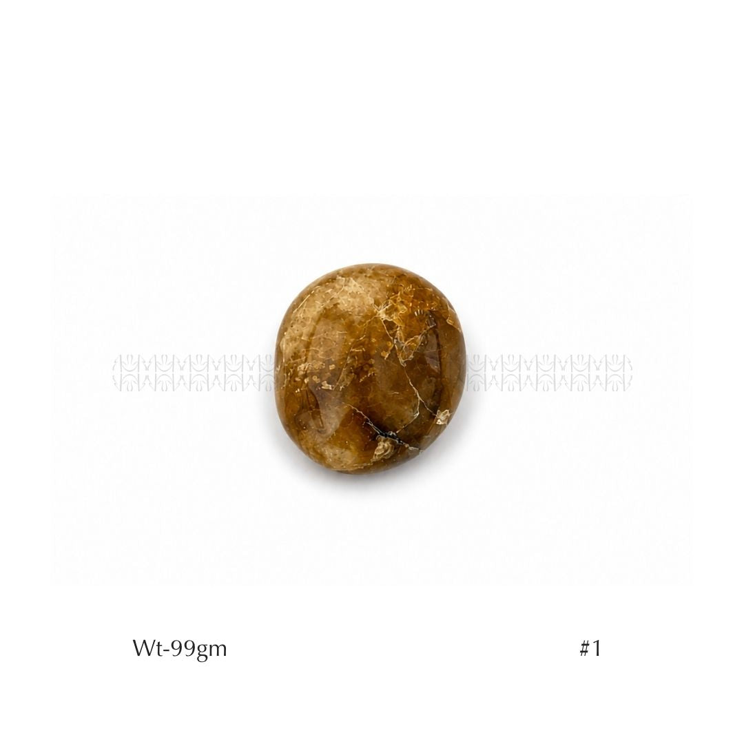 Miracle Creator Golden Healer Palm Stone