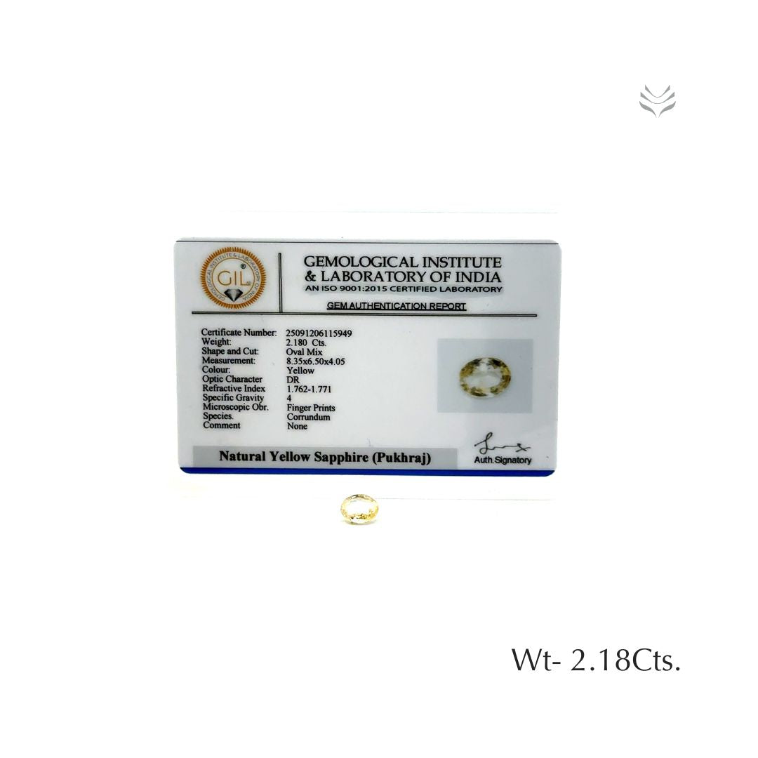 Yellow Sapphire - 2.18 Ct