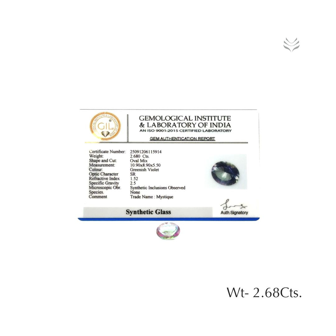 Synthetic Glass - 2.68 Ct