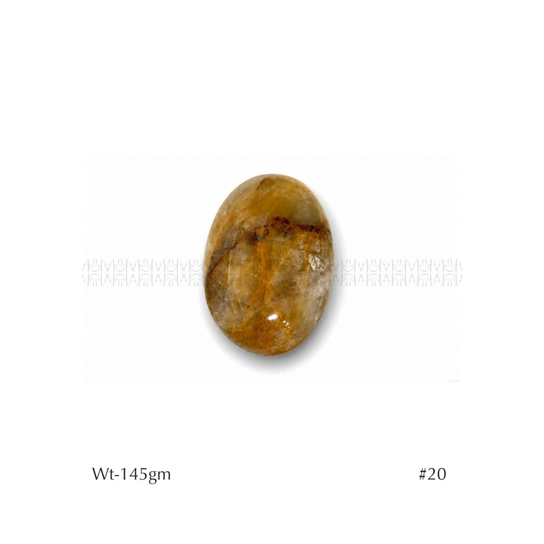 Miracle Creator Golden Healer Palm Stone