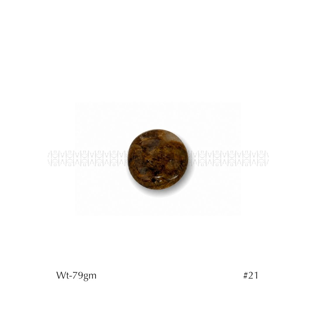 Miracle Creator Golden Healer Palm Stone