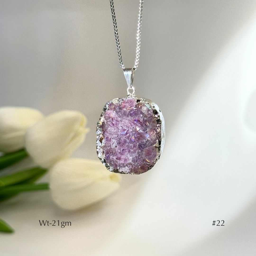 Rainbow Amethyst Pendant