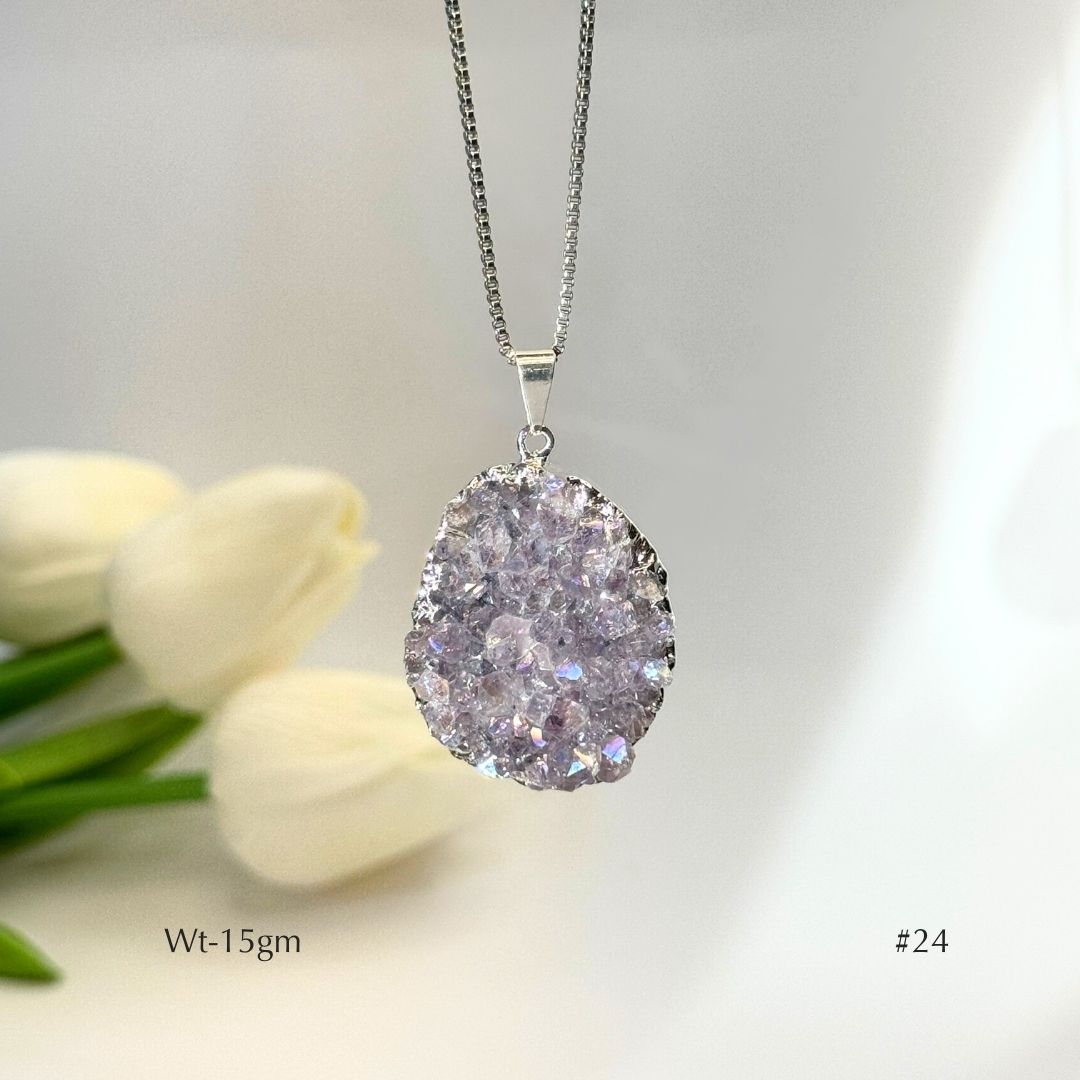 Rainbow Amethyst Pendant