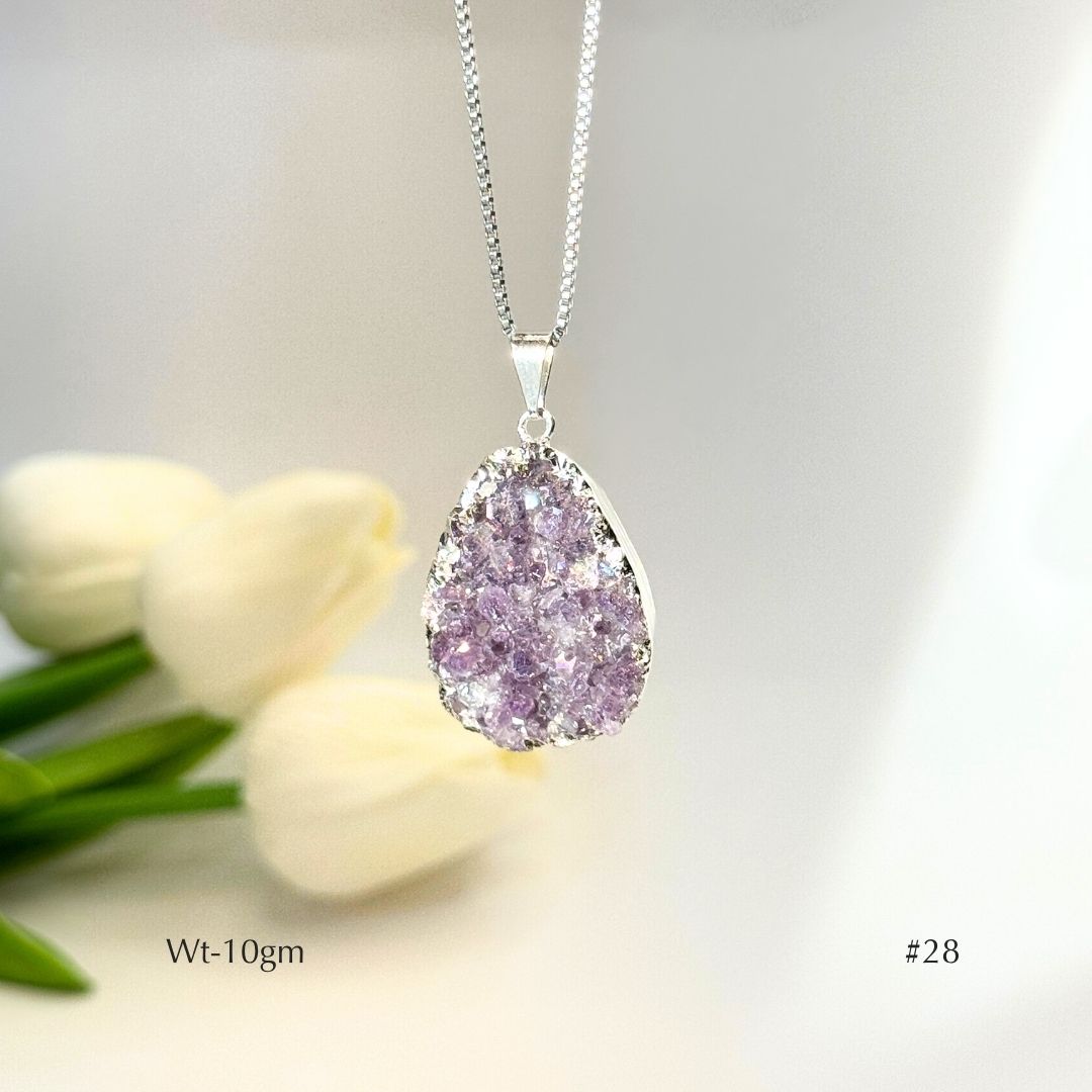 Rainbow Amethyst Pendant