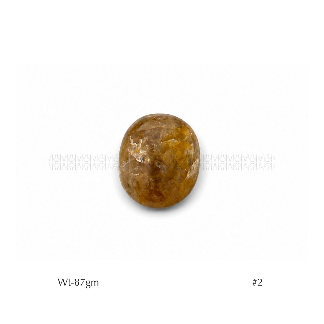 Miracle Creator Golden Healer Palm Stone