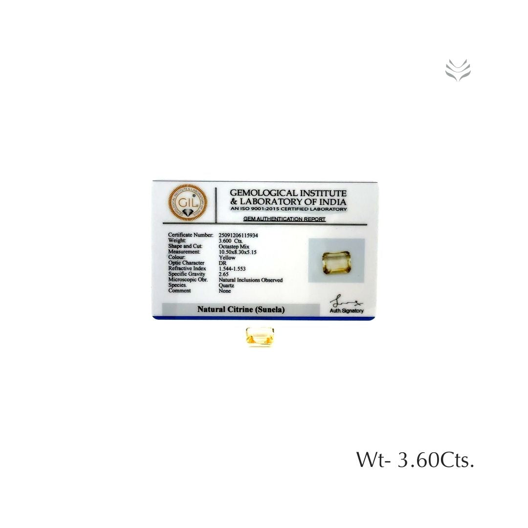 Citrine - 3.60 Ct