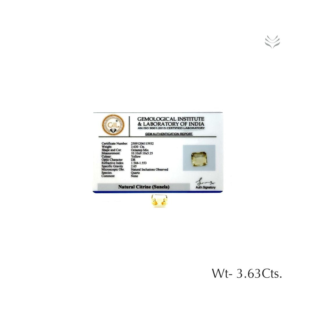Citrine - 3.63 Ct