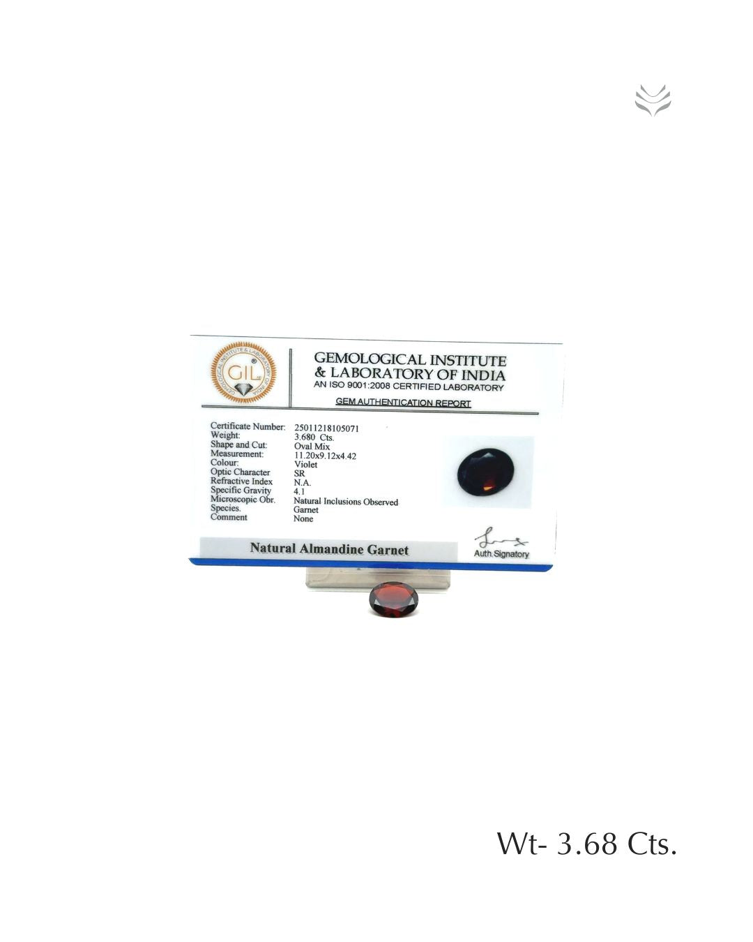 Mozambique Garnet - 3.68 Ct