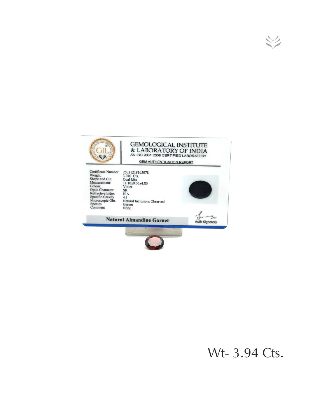 Mozambique Garnet - 3.94 Ct