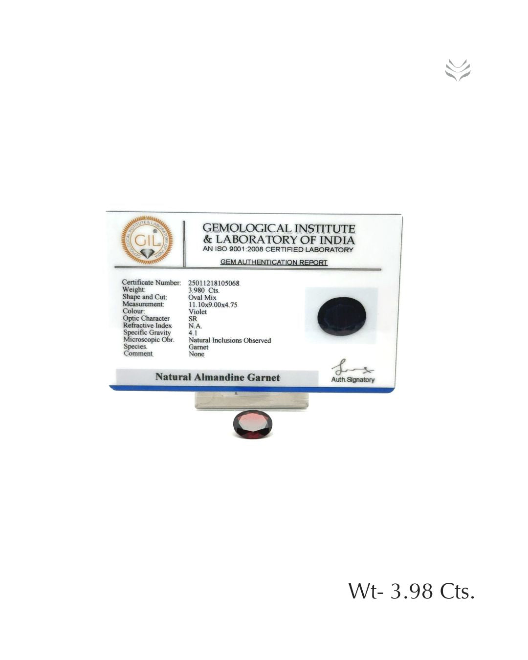 Mozambique Garnet - 3.98 Ct