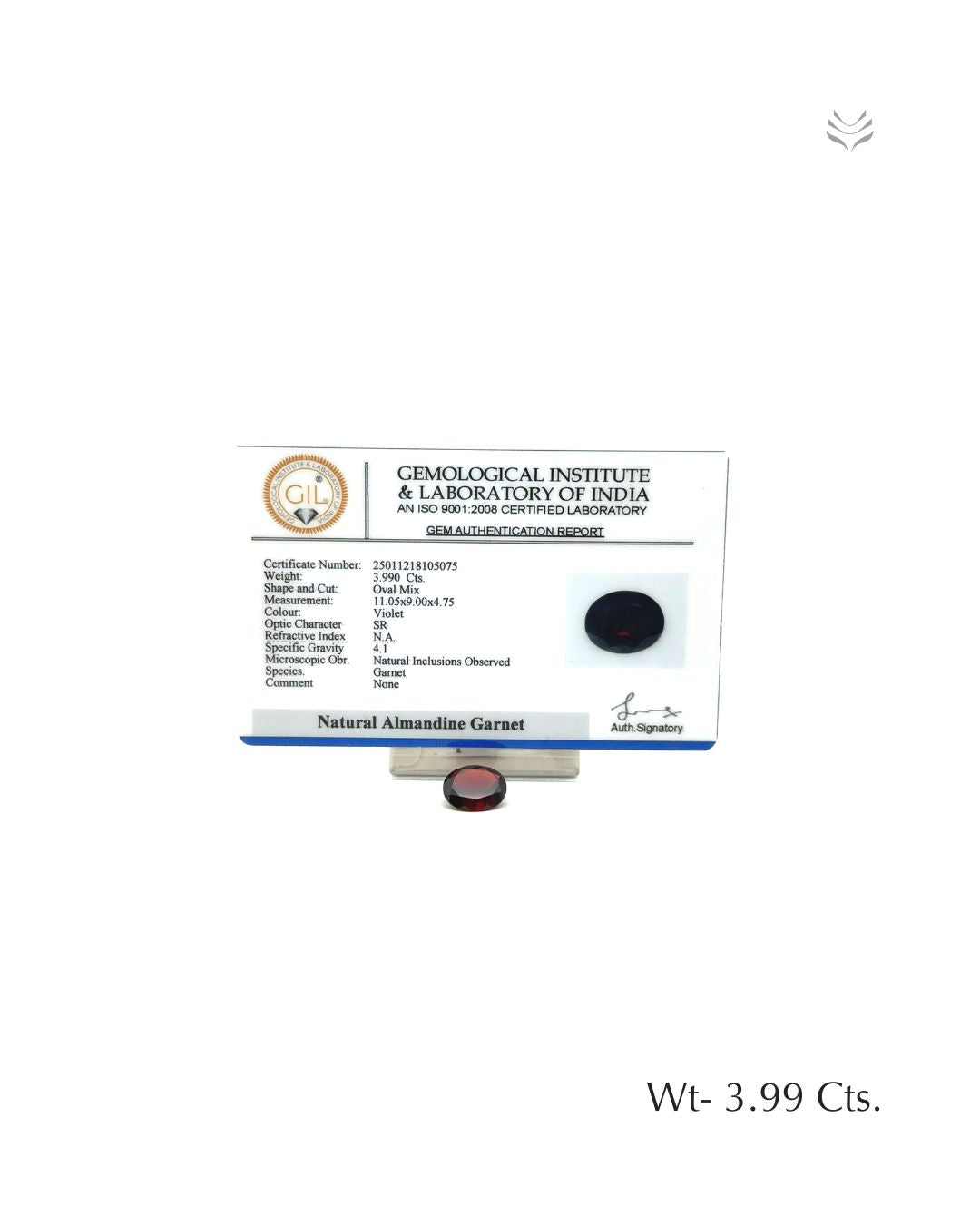 Mozambique Garnet - 3.99 Ct