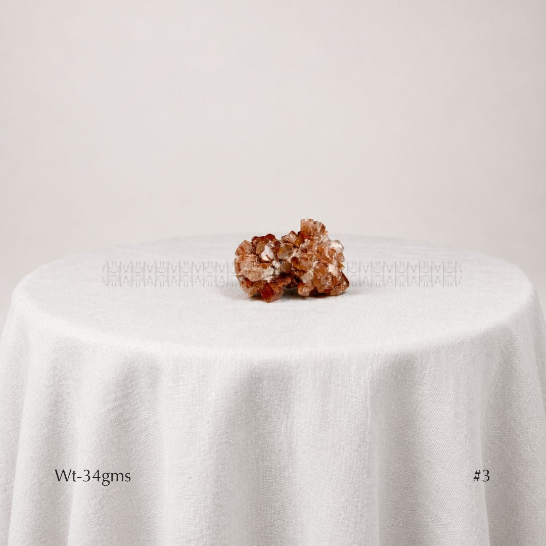 Red Comet Aragonite Cluster Crystal Cluster