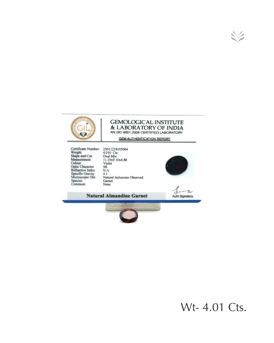 Mozambique Garnet - 4.01 Ct