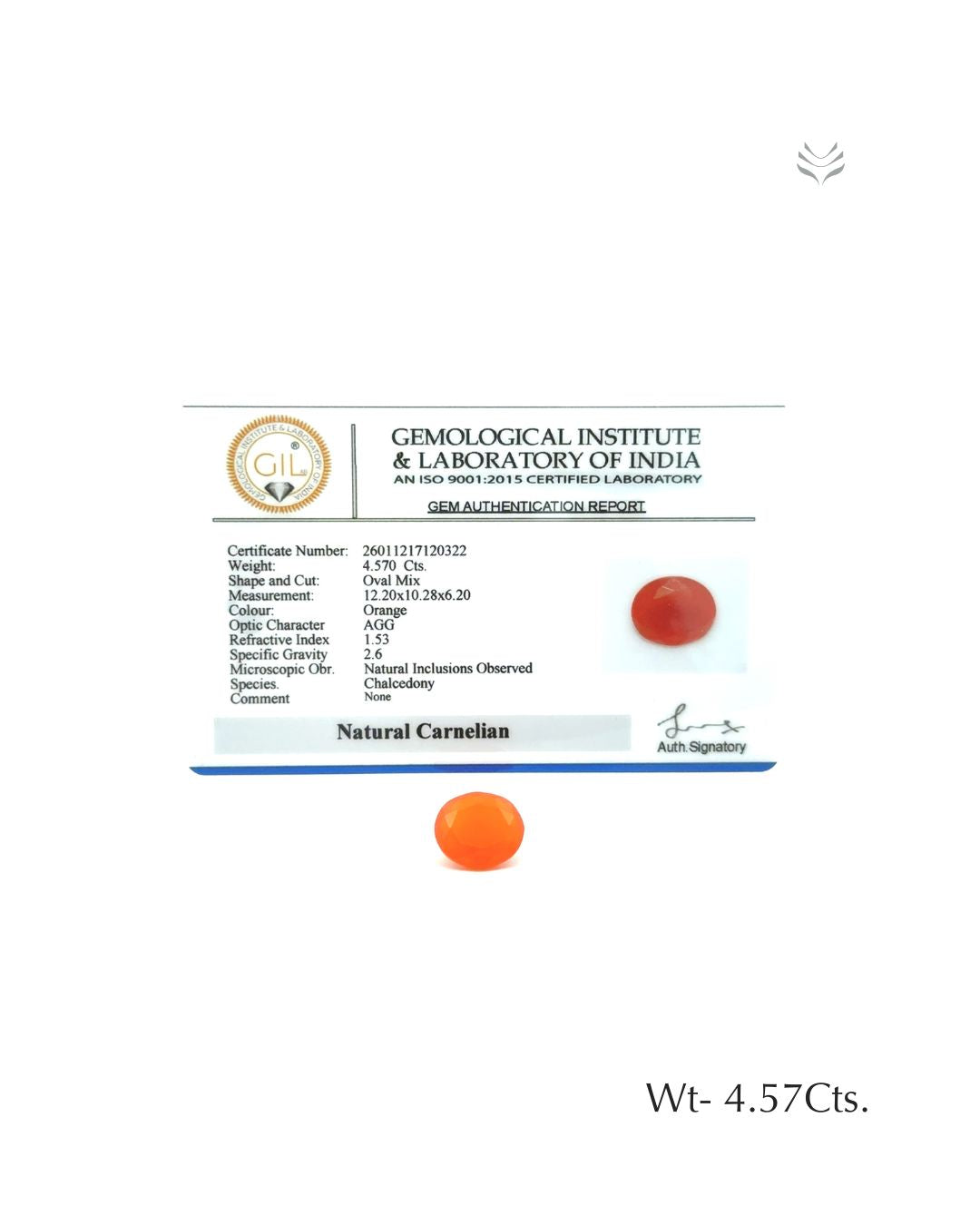 Carnelian - 4.57 Ct