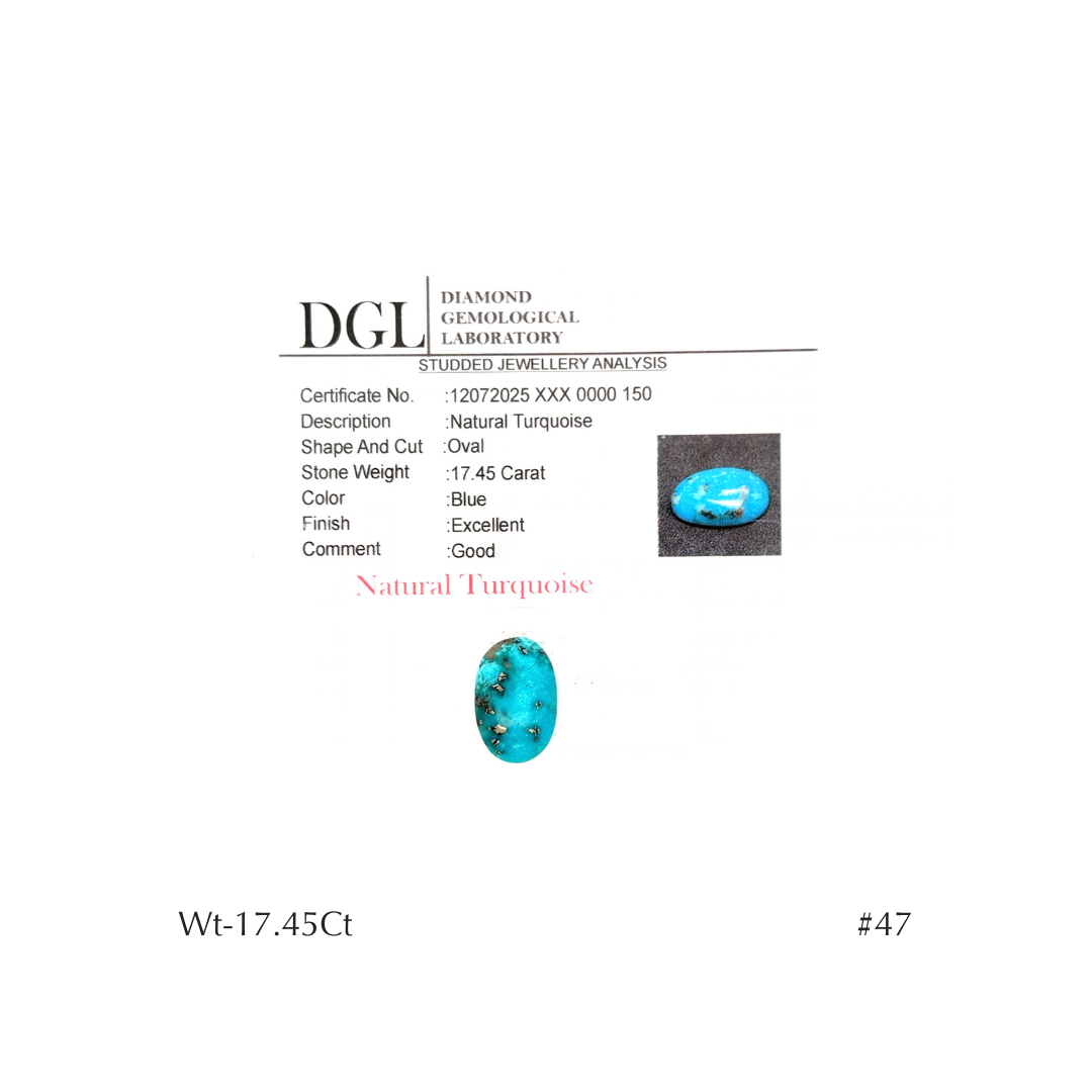 Iranian Turquoise - 60 @ 60