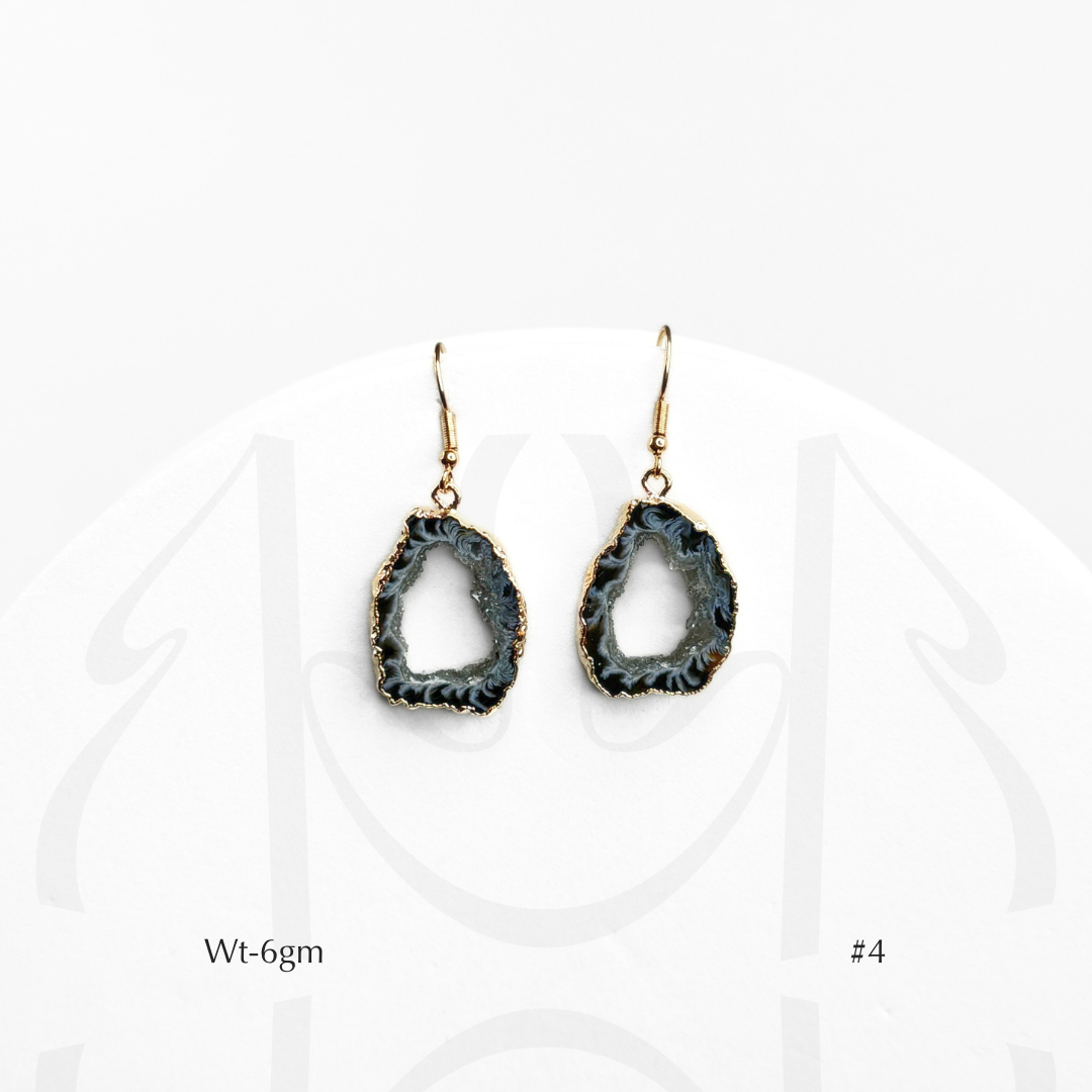 Black Agate Earrings