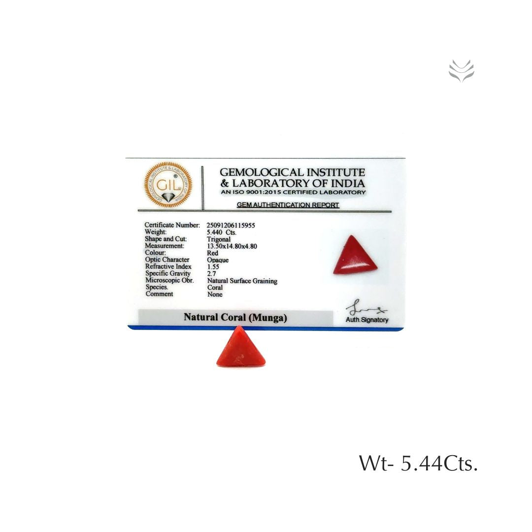 Red Coral - 5.44 CT