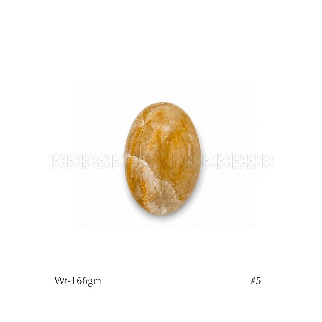 Miracle Creator Golden Healer Palm Stone