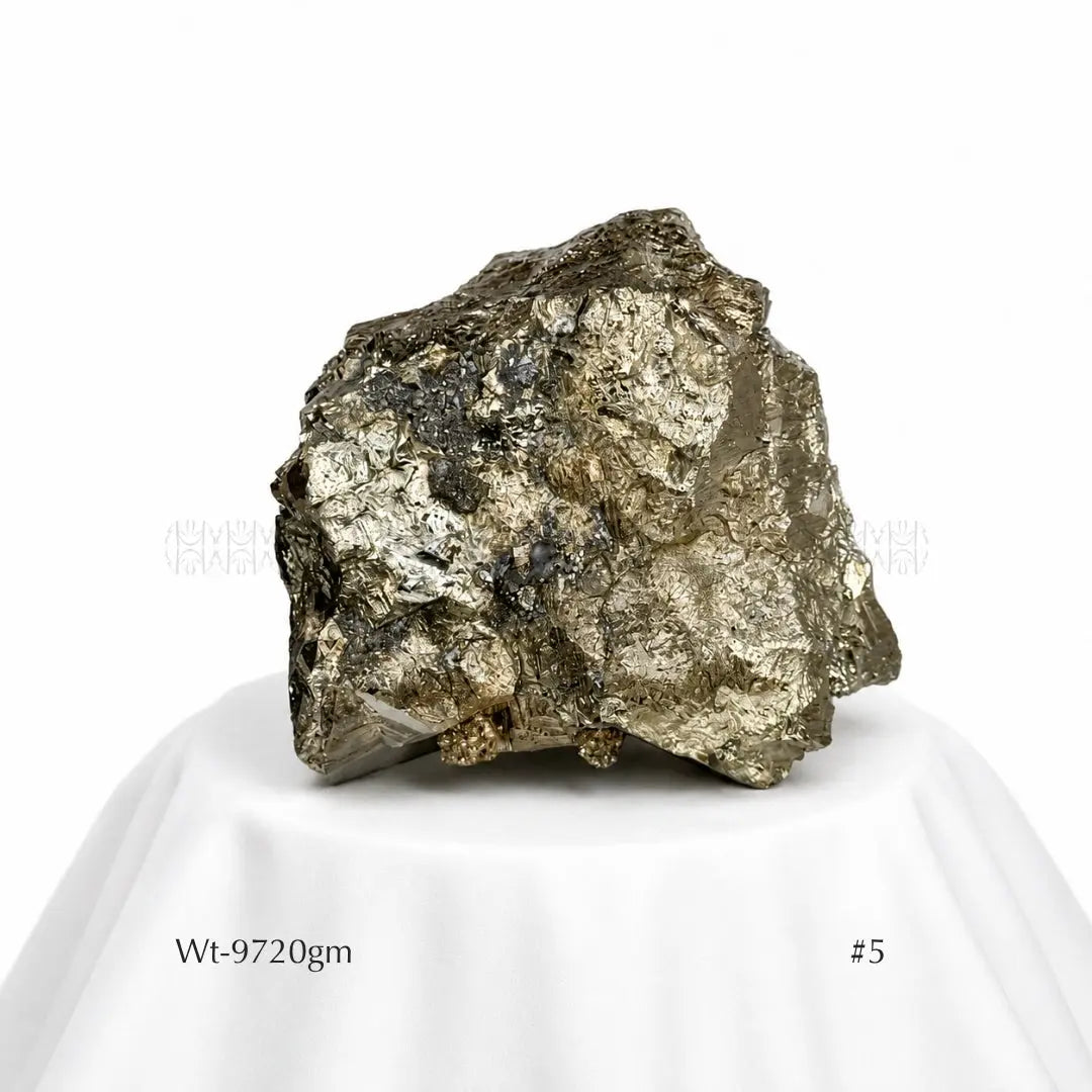 Wealth Attractor Peruvian Iron Pyrite Cluster