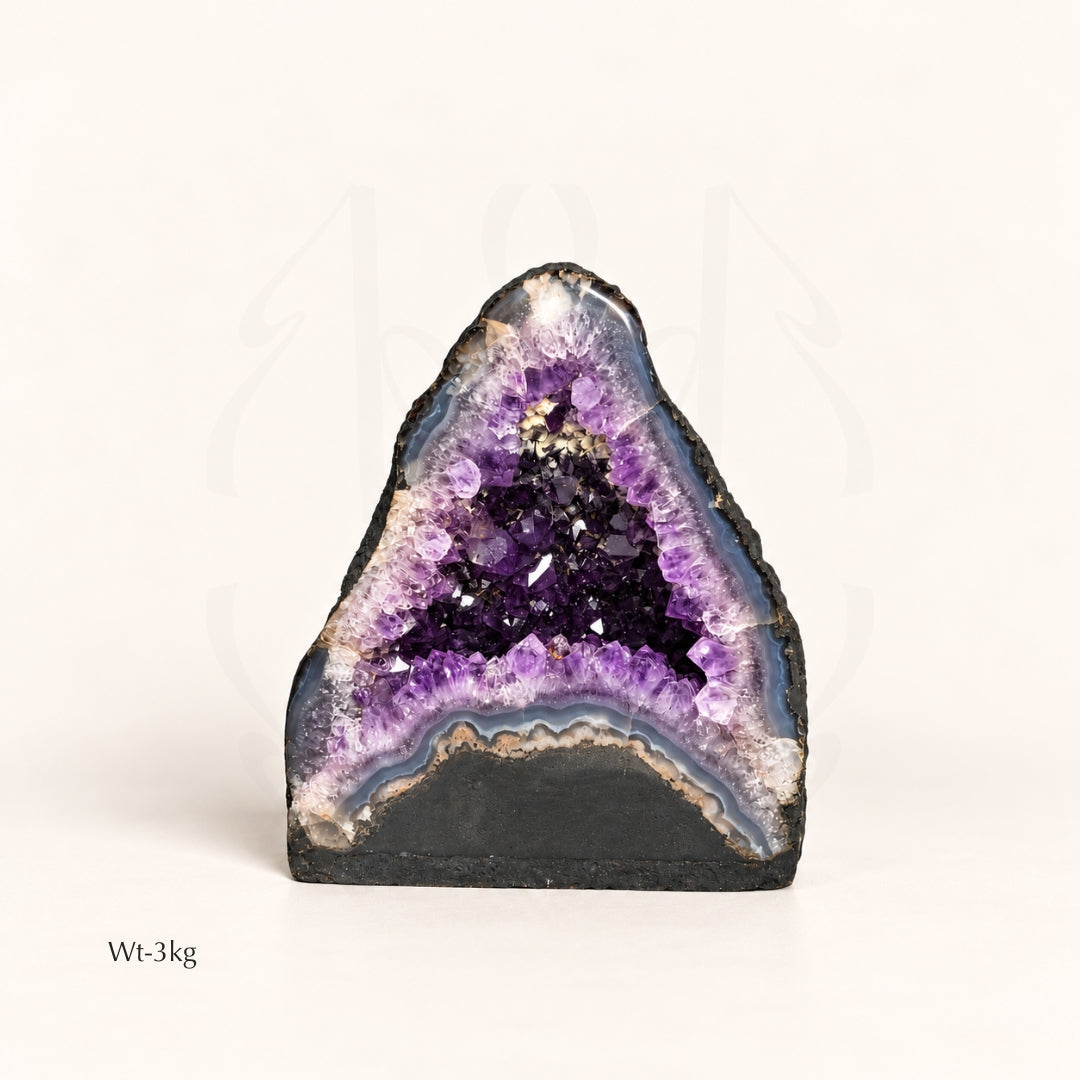 Soul Silence Mini Amethyst Geode cave