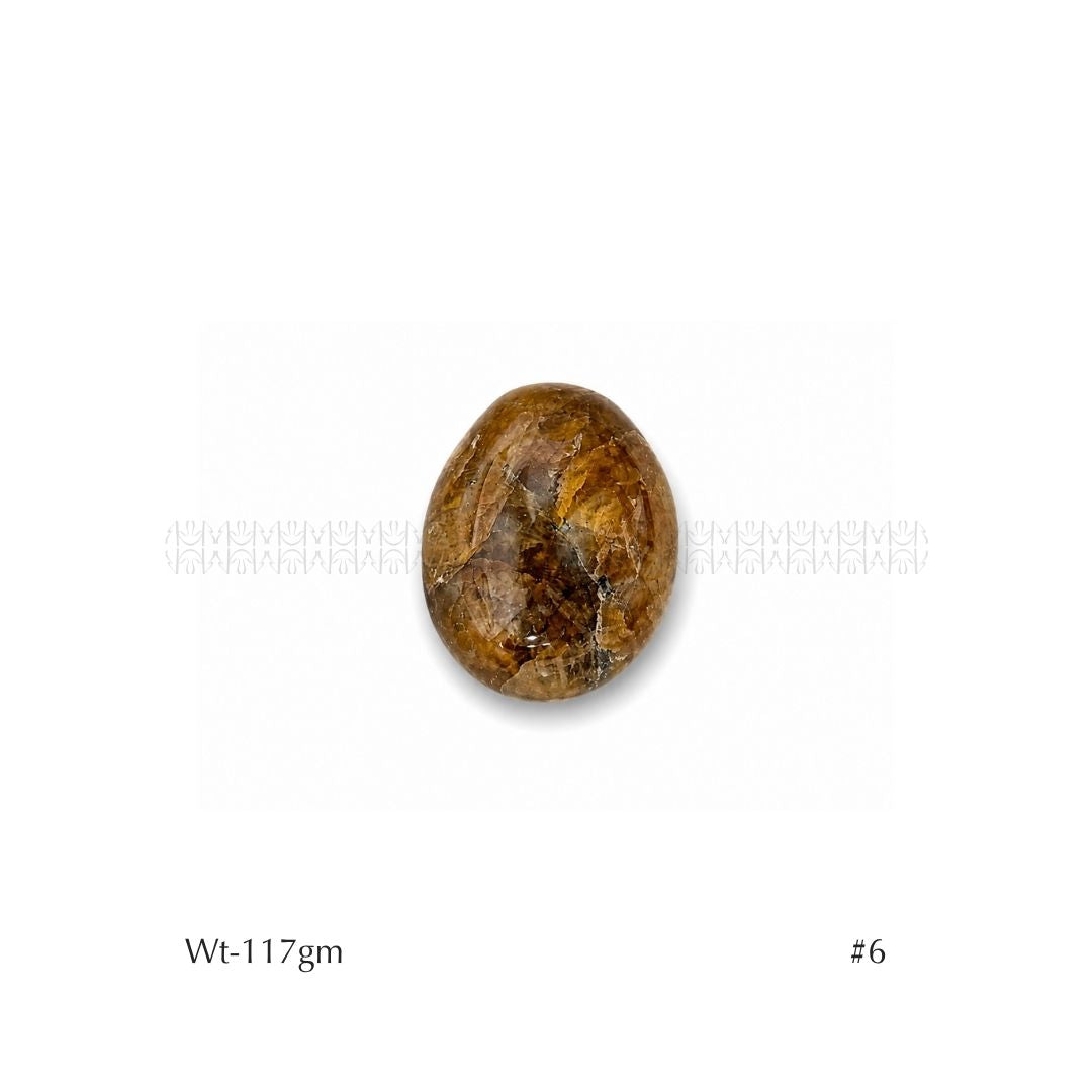 Miracle Creator Golden Healer Palm Stone