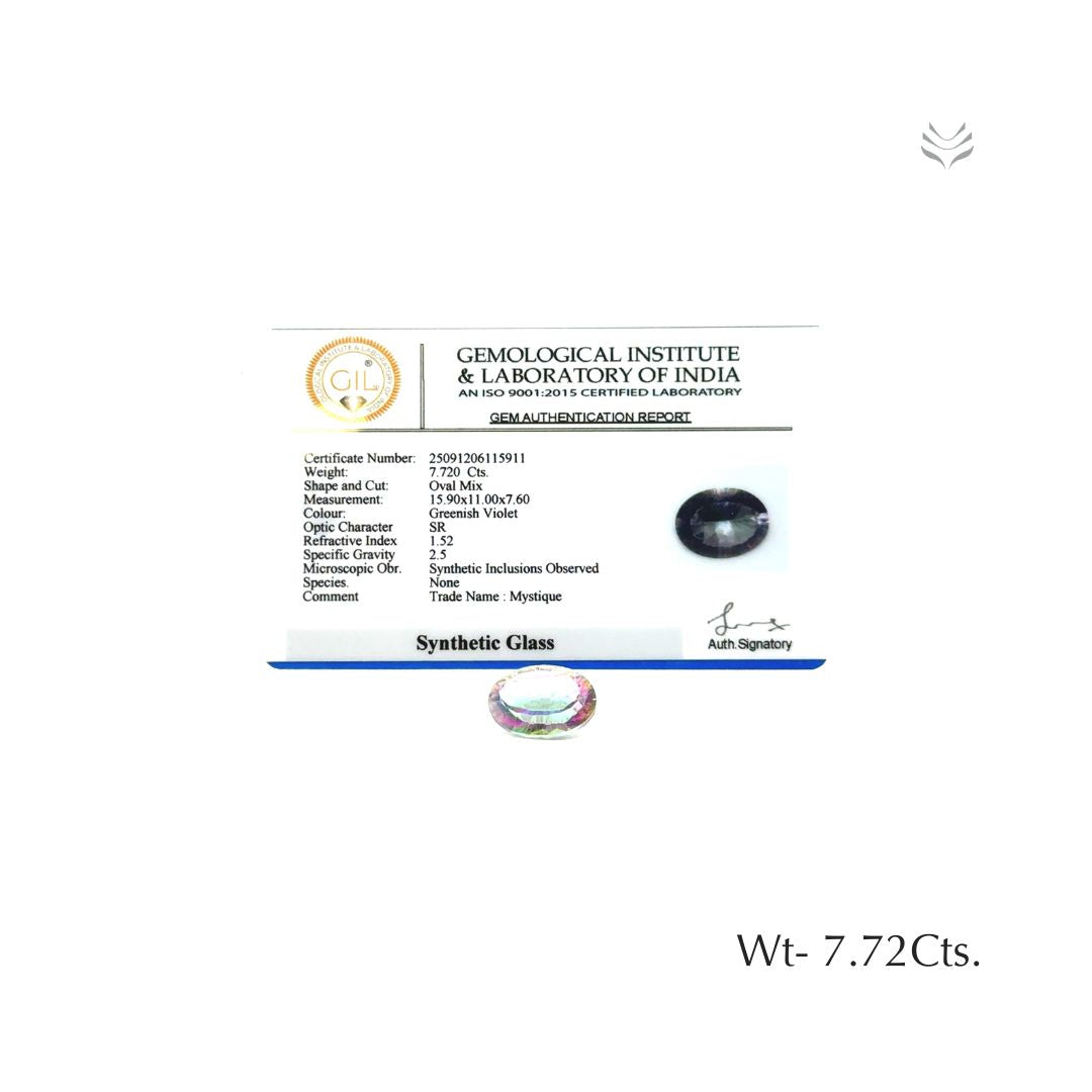 Synthetic Glass - 7.72 Ct