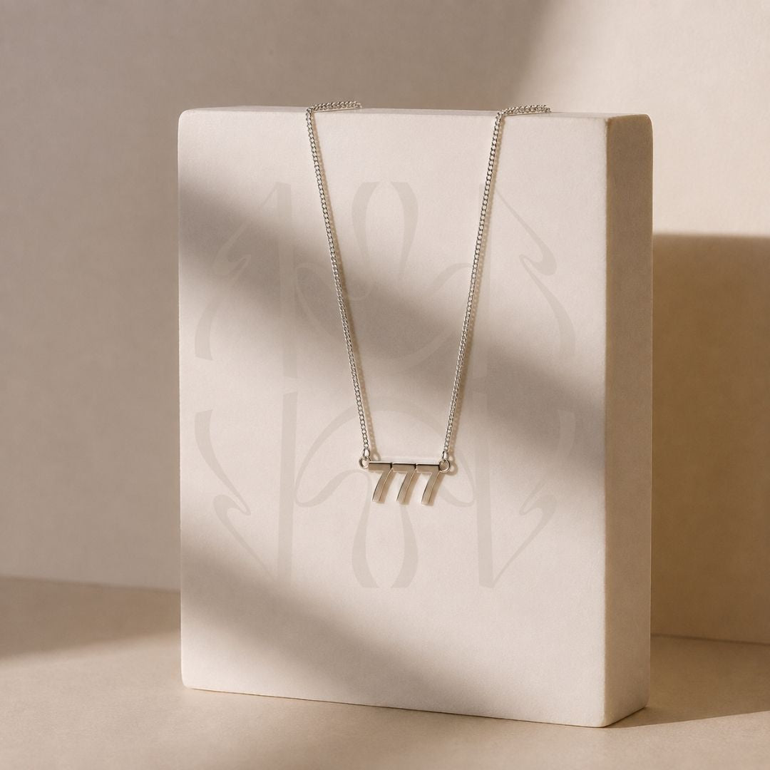 777 Silver Angel Number Pendant (Copy) Pendant
