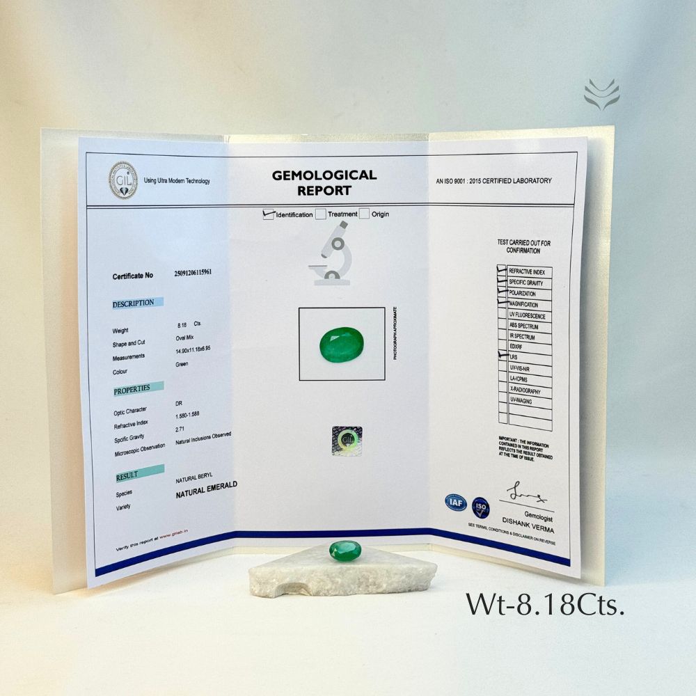 Zambian Emerald - 8.18 Ct