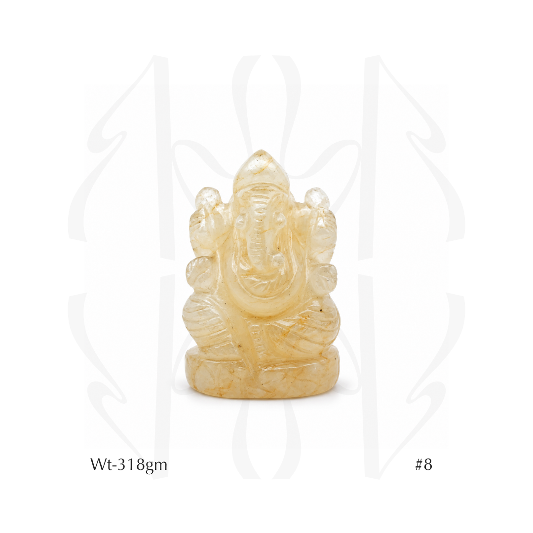 Yellow Aventurine Ganesha Idol