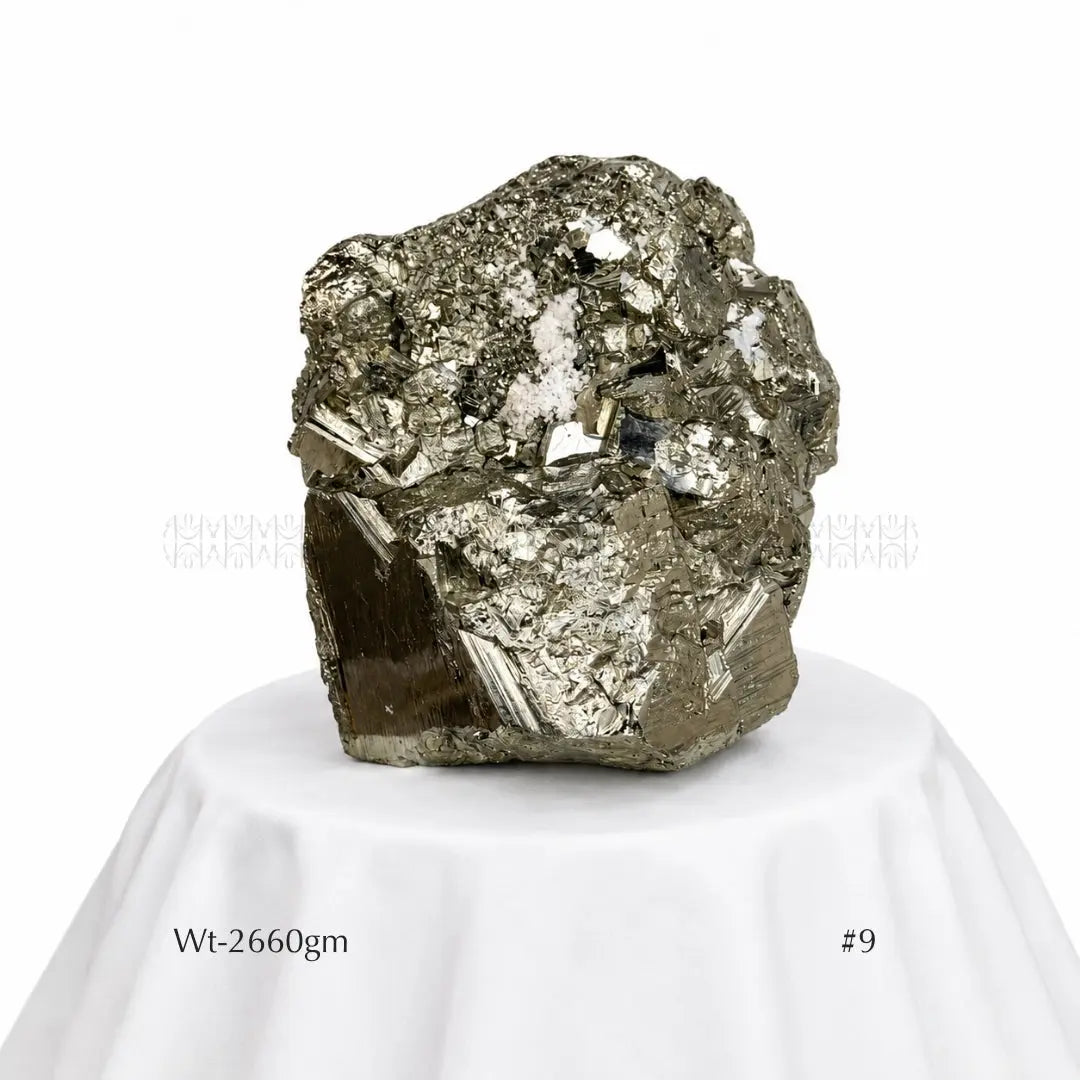 Wealth Attractor Peruvian Iron Pyrite Cluster