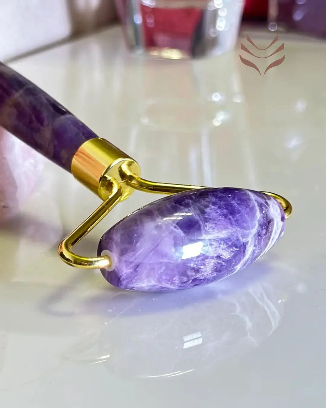 Amethyst Roller for Relaxation and Skin Toning