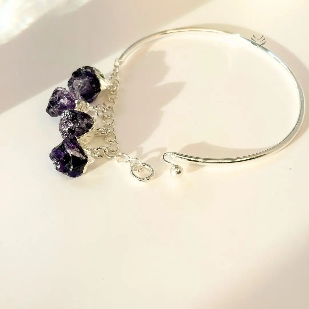 Amethyst Silver Plated Wristlet Jewellery