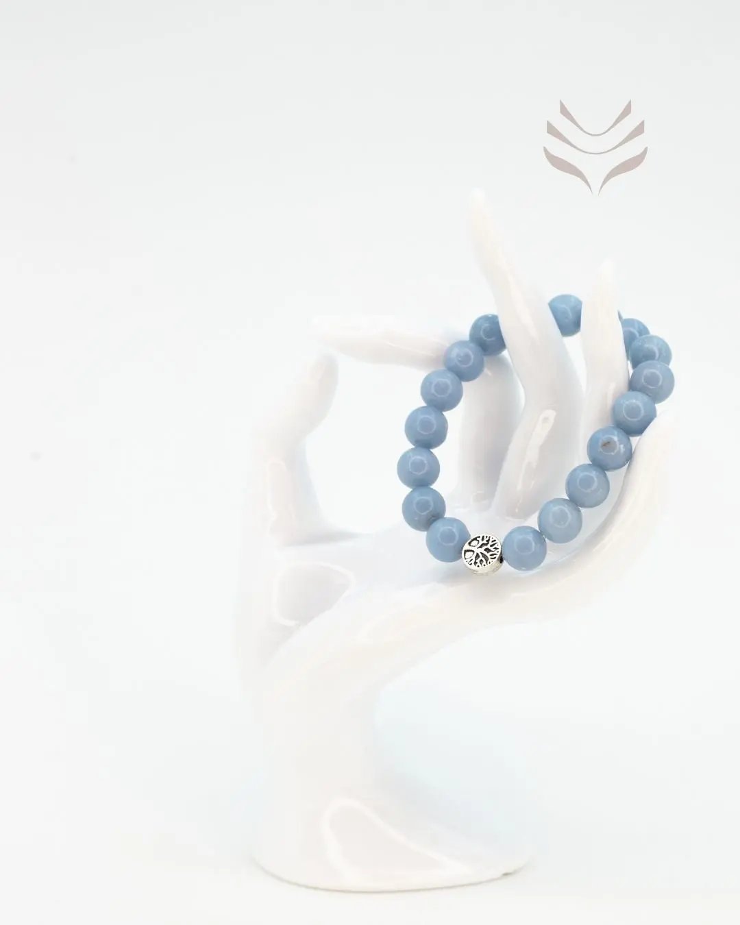 Angelic Healing Angelite Bracelet for Spiritual Awakening and Clarity