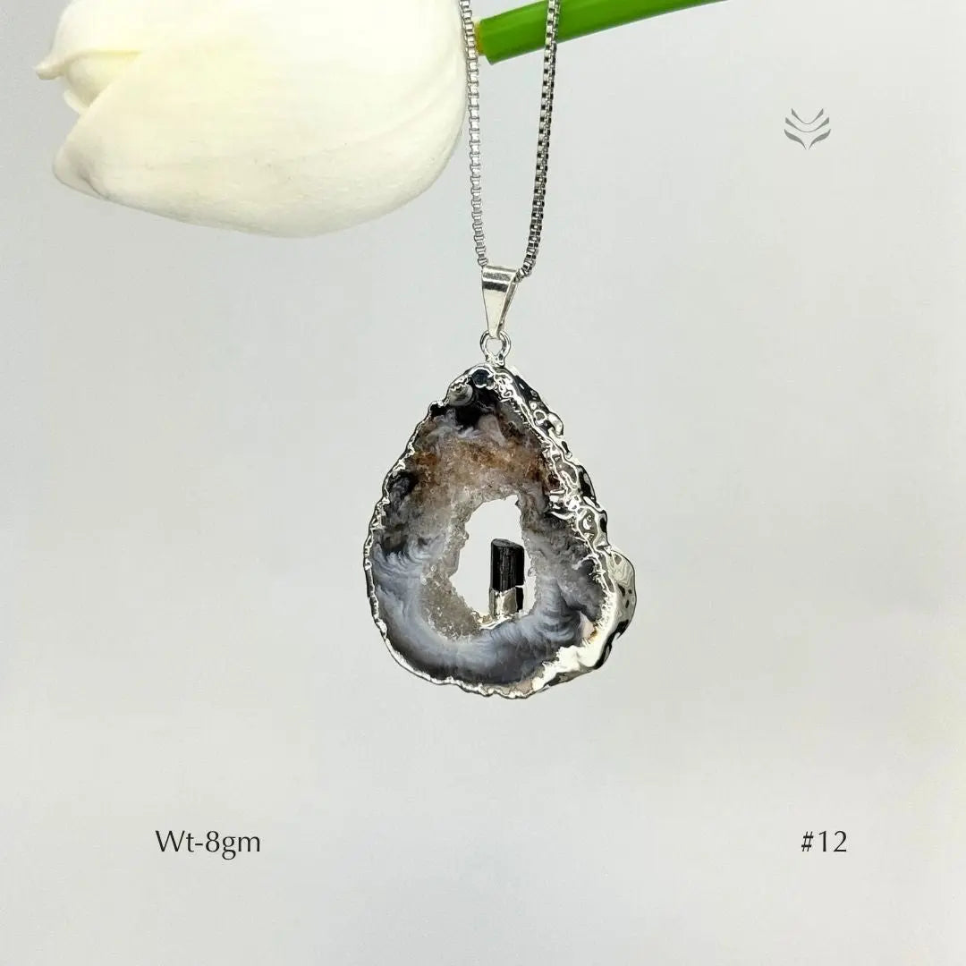 Anti Betrayal Geode Pendant Jewellery