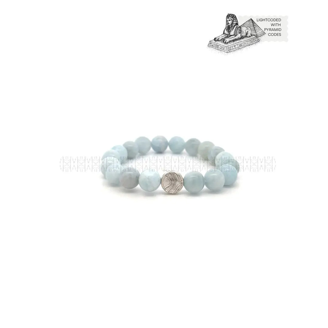 Talisman Of Good Fortune Aquamarine Bracelet 14mm