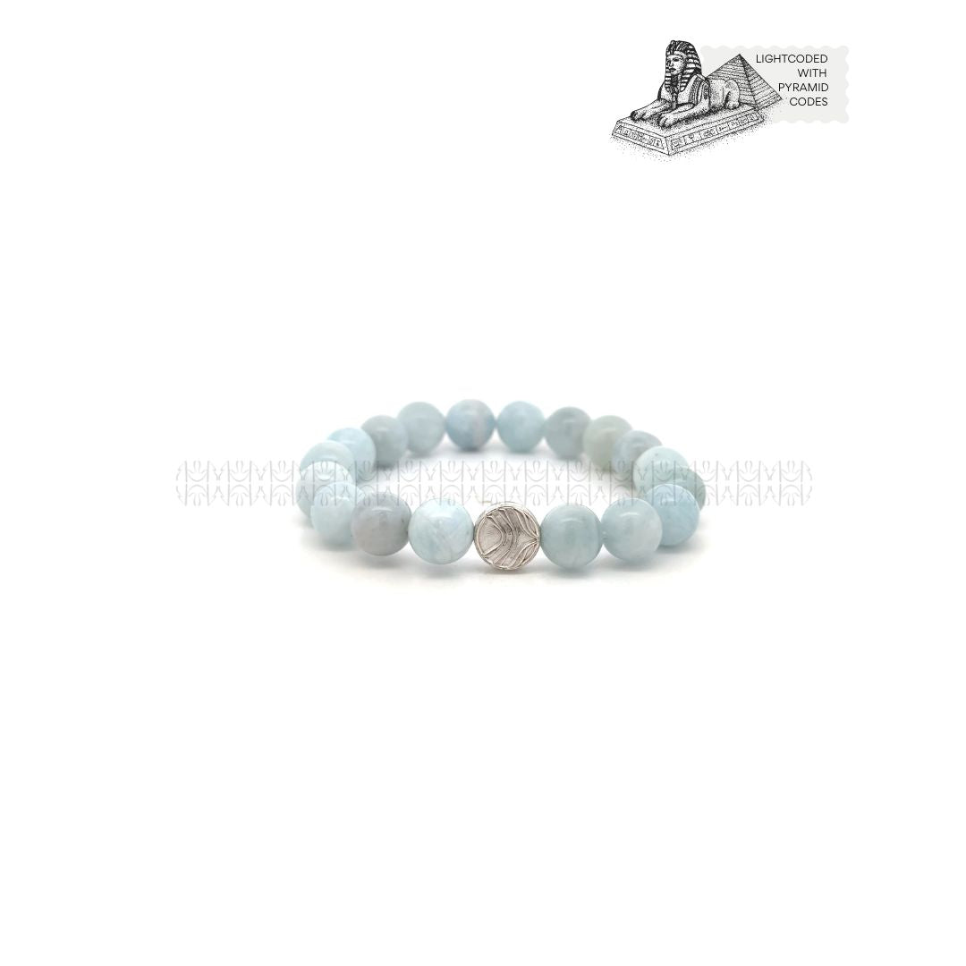 Talisman Of Good Fortune Aquamarine Bracelet 14mm