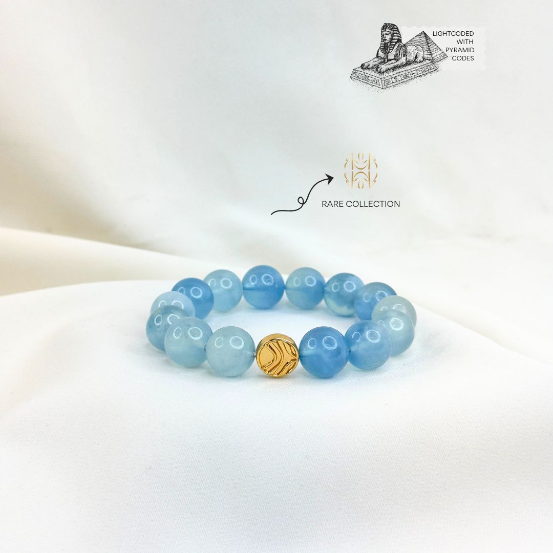 Talisman Of Good Fortune Aquamarine Bracelet 14mm