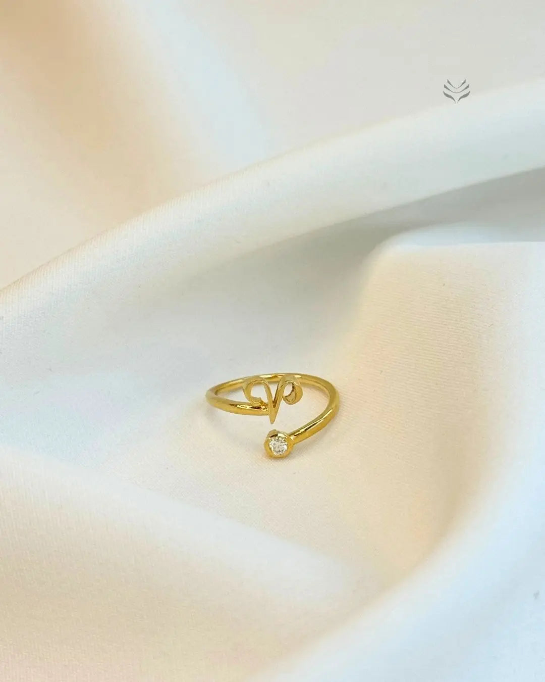 Aries – Moissanite Zodiac ring