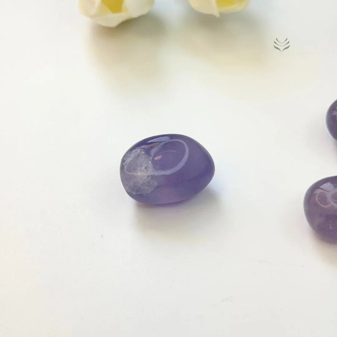 Big Moves Violet Fluorite Tumbles Crystal Tumbles