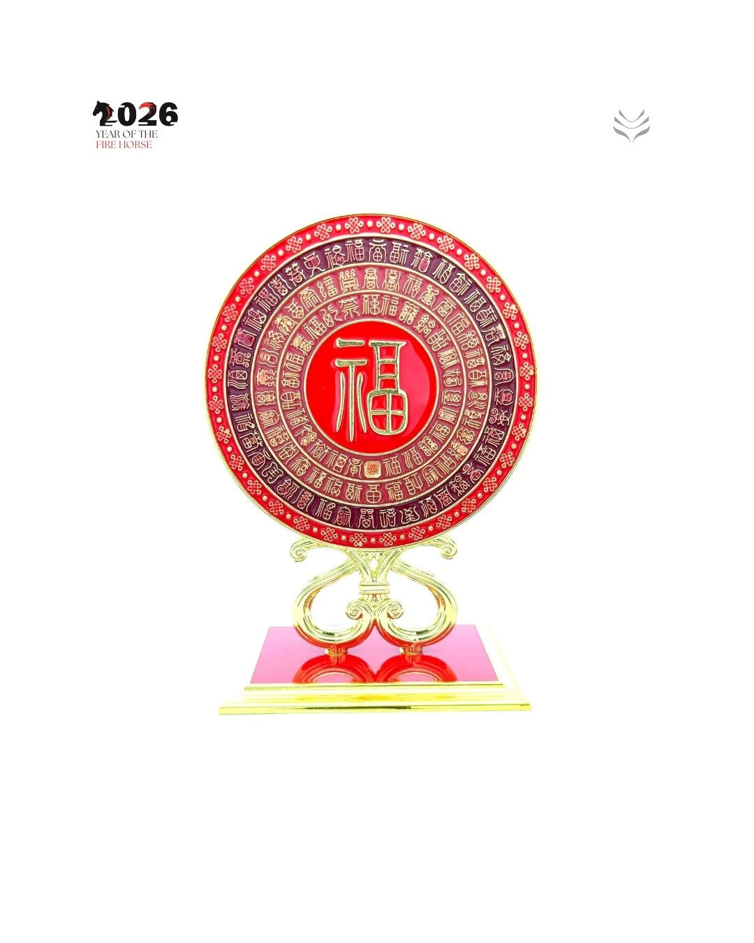 BIG AUSPICIOUS FU MIRROR - MULTIPLY WEALTH