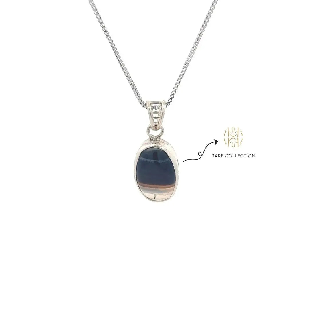 Black Sulemani Silver Pendant