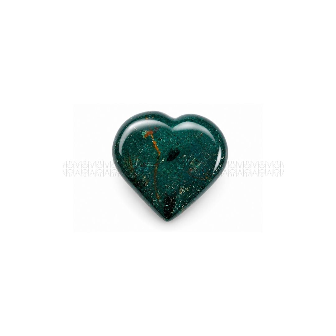 Bloodstone Heart Crystal Heart