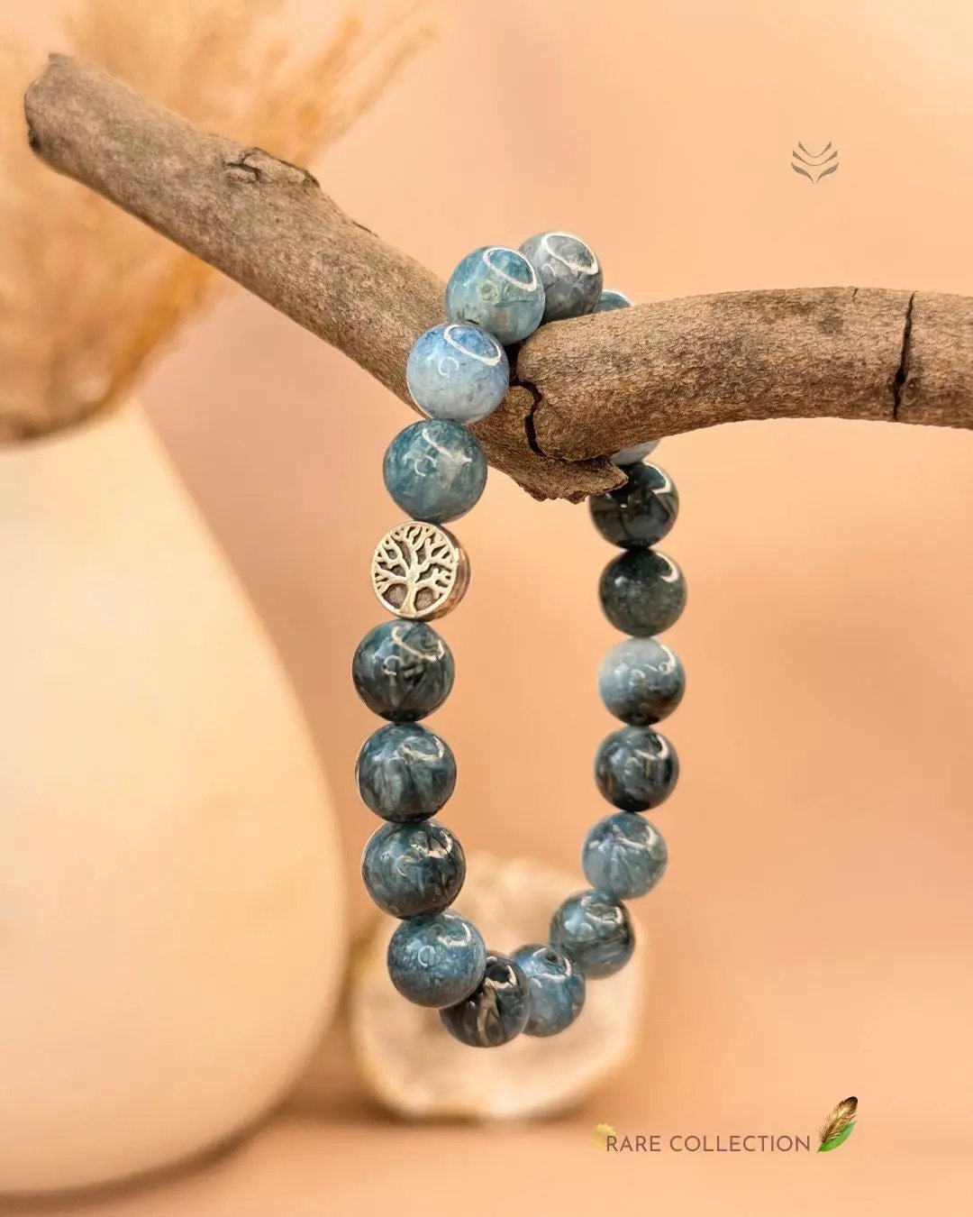 Blue Aragonite Bracelet
