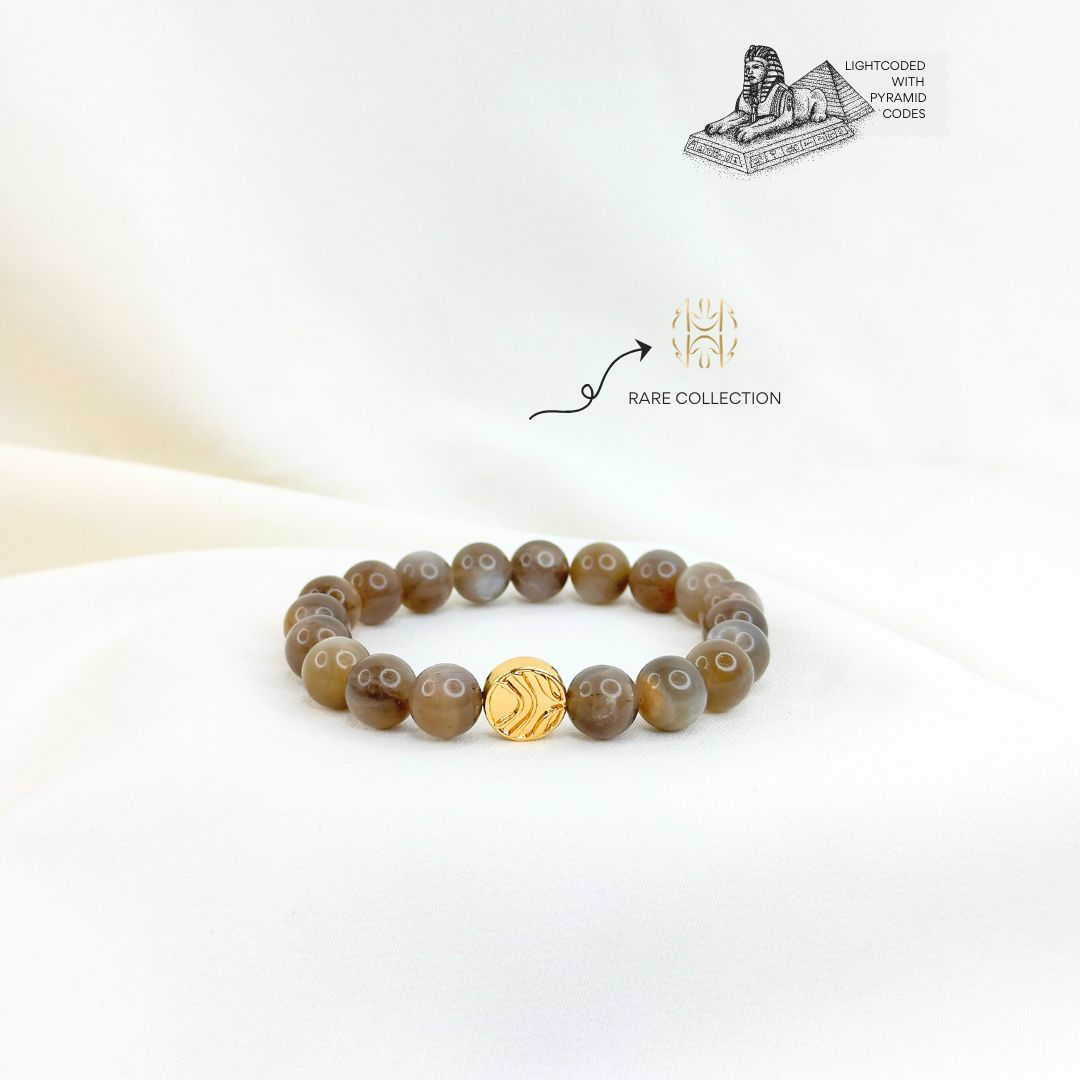 Break The Patterns Cat’s Eye Sunstone Bracelet