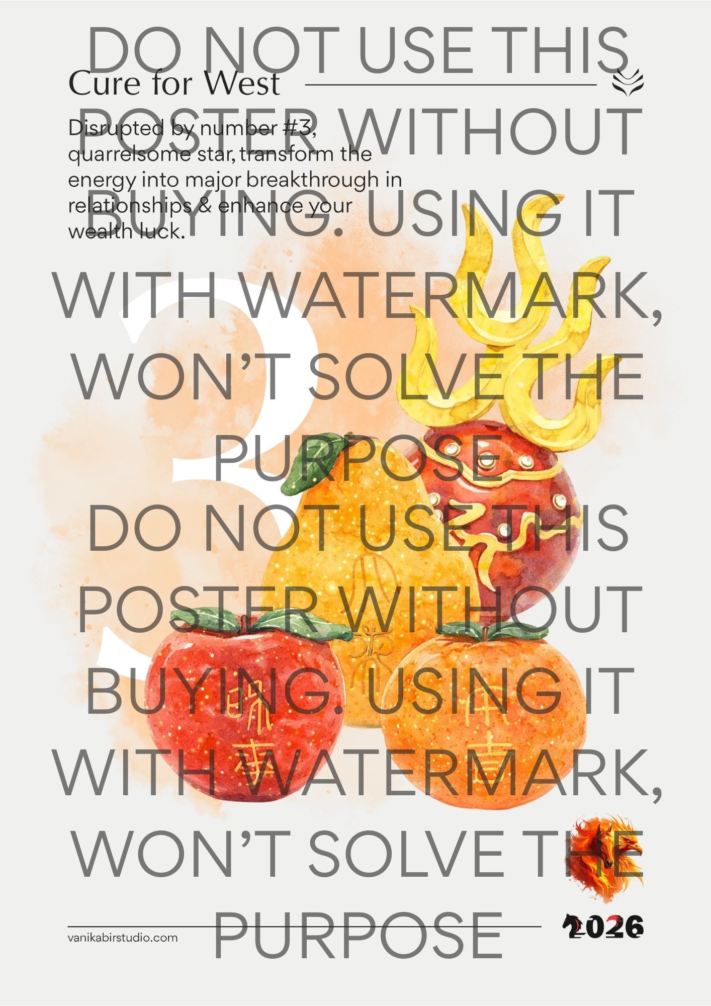 CURE FOR WEST - DIGITAL POSTER