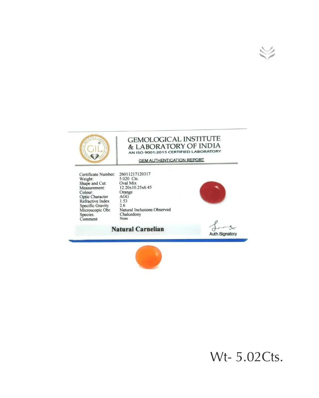 Carnelian - 5.02 Ct Gemstones